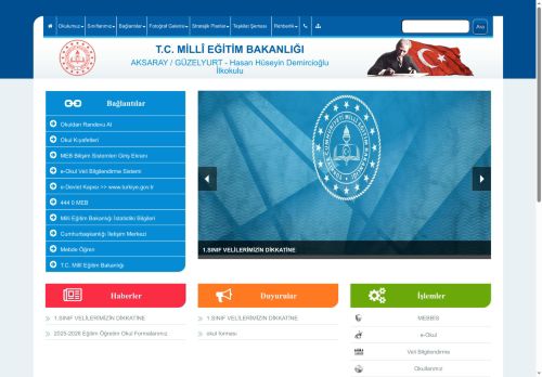 AKSARAY / GÜZELYURT - Hasan Hüseyin Demircioğlu İlkokulu