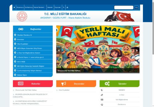 AKSARAY / GÜZELYURT - Ihlara Atatürk İlkokulu