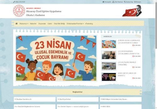 AKSARAY / MERKEZ - Aksaray Özel Eğitim Uygulama Okulu I. Kademe