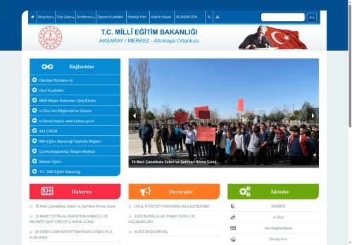 AKSARAY / MERKEZ - Altınkaya Ortaokulu