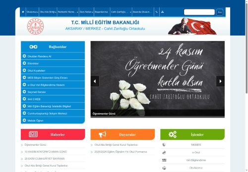 AKSARAY / MERKEZ - Cahit Zarifoğlu Ortaokulu