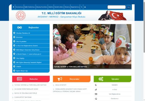 AKSARAY / MERKEZ - Gençosman Köyü İlkokulu