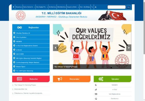 AKSARAY / MERKEZ - Gözlükuyu İskanevleri İlkokulu