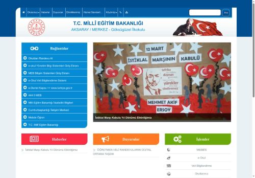 AKSARAY / MERKEZ - Göksügüzel İlkokulu