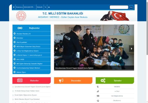 AKSARAY / MERKEZ - Güller Ceylan Acar İlkokulu