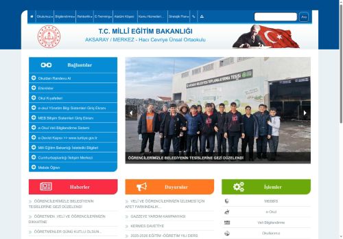 AKSARAY / MERKEZ - Hacı Cevriye Ünsal Ortaokulu