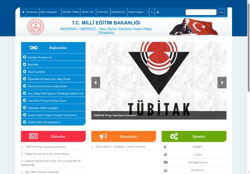 AKSARAY / MERKEZ - Hacı Kerim Yardımlı İmam Hatip Ortaokulu