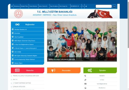 AKSARAY / MERKEZ - Hacı Ömer Usluer Anaokulu