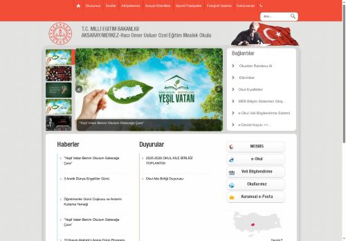 AKSARAY / MERKEZ - Hacı Ömer Usluer Özel Eğitim Meslek Okulu