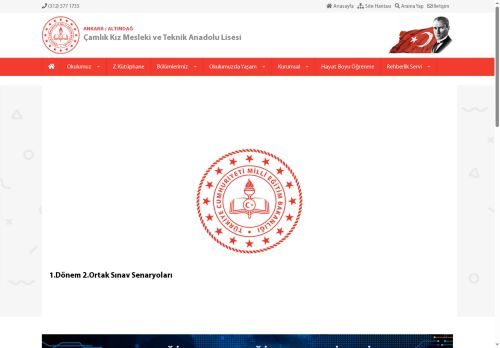 ANKARA / ALTINDAĞ - Çamlık Kız Mesleki ve Teknik Anadolu Lisesi