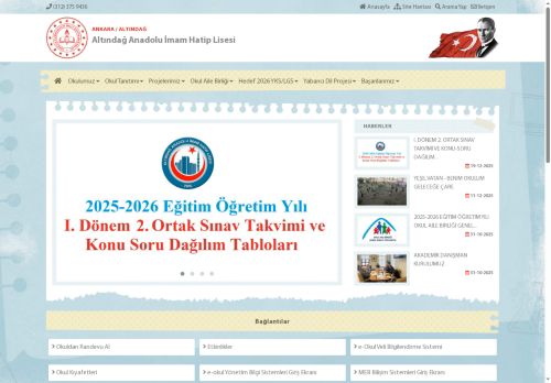 ANKARA / ALTINDAĞ - Altındağ Anadolu İmam Hatip Lisesi