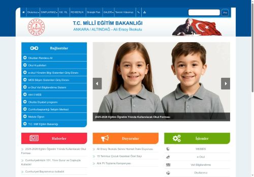 ANKARA / ALTINDAĞ - Ali Ersoy İlkokulu