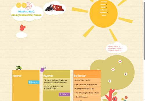 ANKARA / ALTINDAĞ - Altındağ Belediyesi Aktaş Anaokulu