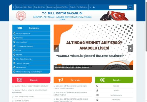 ANKARA / ALTINDAĞ - Altındağ Mehmet Akif Ersoy Anadolu Lisesi