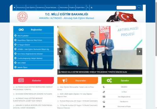 ANKARA / ALTINDAĞ - Altındağ Halk Eğitimi Merkezi