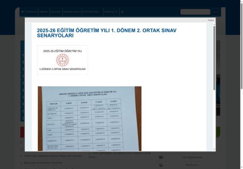 ANKARA / ALTINDAĞ - Ankara Anadolu Lisesi