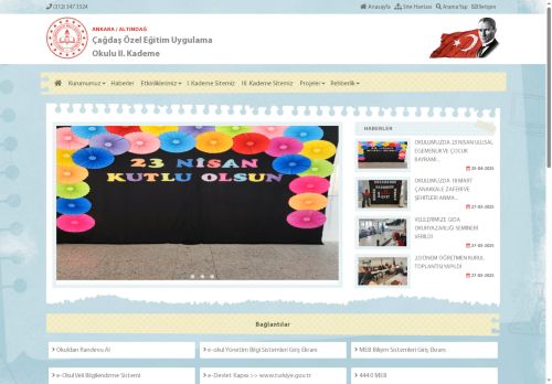 ANKARA / ALTINDAĞ - Çağdaş Özel Eğitim Uygulama Okulu II. Kademe