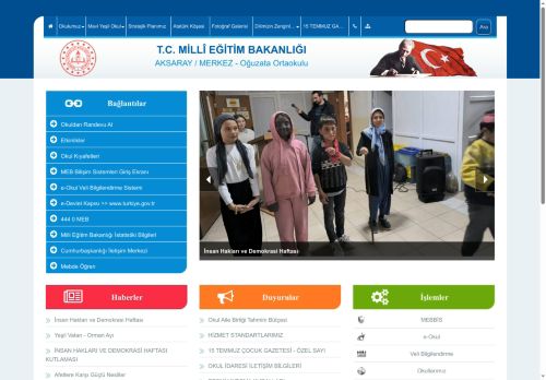 AKSARAY / MERKEZ - Oğuzata Ortaokulu