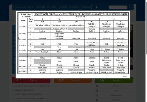 AKSARAY / MERKEZ - Recep Tayyip Erdoğan Anadolu İmam Hatip Lisesi