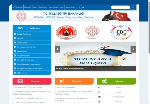 AKSARAY / MERKEZ - Saadet Güney İmam Hatip Ortaokulu