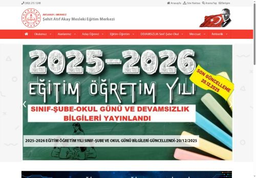 AKSARAY / MERKEZ - Şehit Atıf Akay Mesleki Eğitim Merkezi