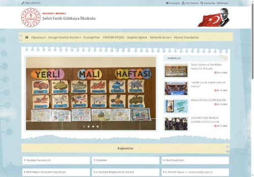 AKSARAY / MERKEZ - Şehit Fatih Gökkaya İlkokulu