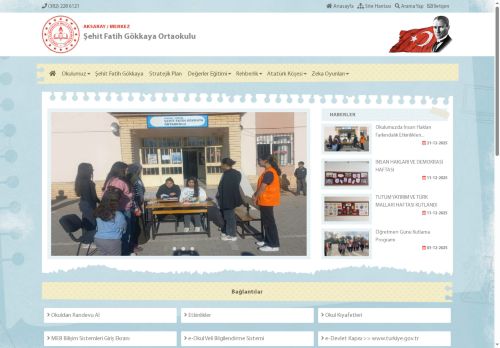 AKSARAY / MERKEZ - Şehit Fatih Gökkaya Ortaokulu