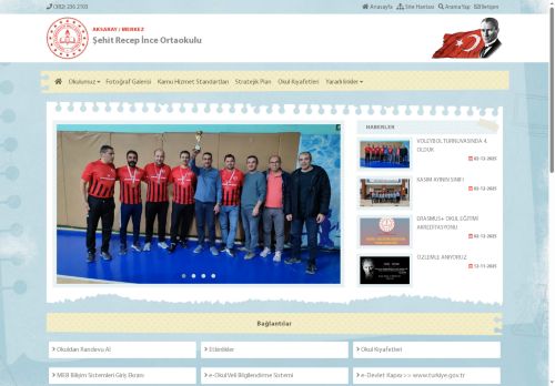 AKSARAY / MERKEZ - Şehit Recep İnce Ortaokulu