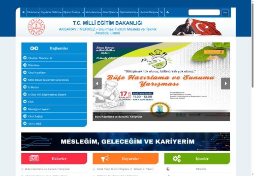 AKSARAY / MERKEZ - Uluırmak Turizm Mesleki ve Teknik Anadolu Lisesi