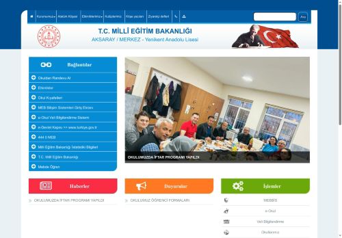 AKSARAY / MERKEZ - Yenikent Anadolu Lisesi