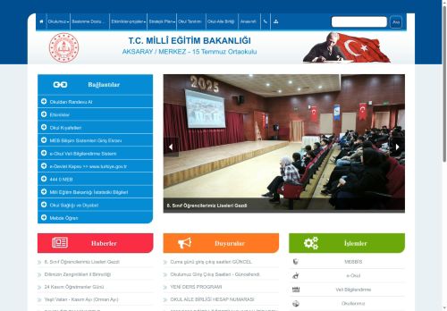 AKSARAY / MERKEZ - 15 Temmuz Ortaokulu