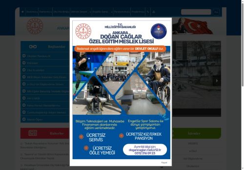 ANKARA / ALTINDAĞ - Doğan Çağlar Özel Eğitim Meslek Lisesi