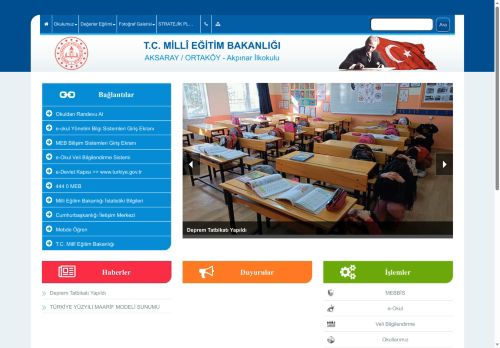 Akpınar İlkokulu - AKSARAY / ORTAKÖY