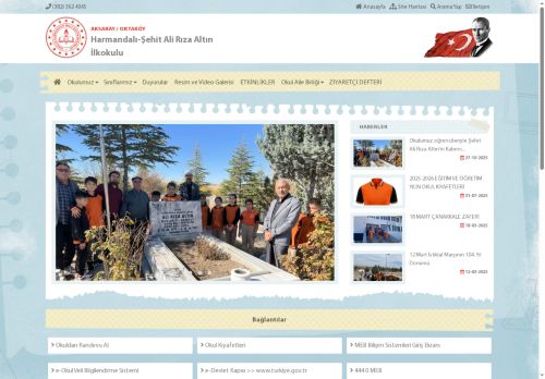 AKSARAY / ORTAKÖY - Harmandalı-Şehit Ali Rıza Altın İlkokulu