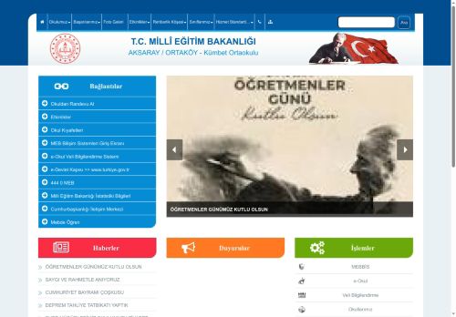 AKSARAY / ORTAKÖY - Kümbet Ortaokulu