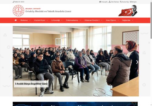 AKSARAY / ORTAKÖY - Ortaköy Mesleki ve Teknik Anadolu Lisesi