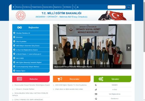 AKSARAY / ORTAKÖY - Mehmet Akif Ersoy Ortaokulu