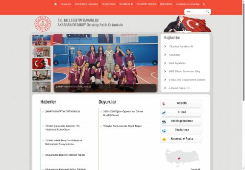 AKSARAY / ORTAKÖY - Ortaköy Fatih Ortaokulu