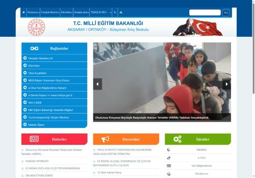 AKSARAY / ORTAKÖY - Süleyman Kılıç İlkokulu