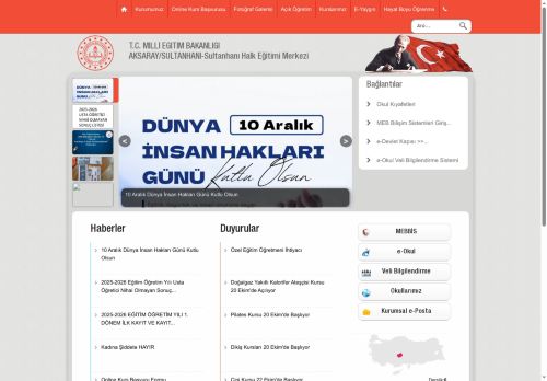 AKSARAY / SULTANHANI - Sultanhanı Halk Eğitimi Merkezi