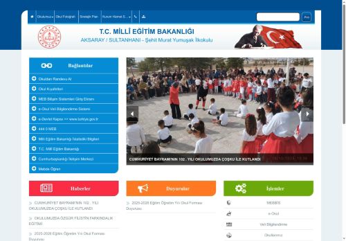 AKSARAY / SULTANHANI - Şehit Murat Yumuşak İlkokulu