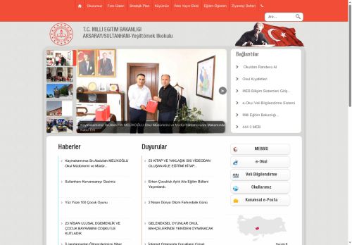 AKSARAY / SULTANHANI - Yeşiltömek İlkokulu