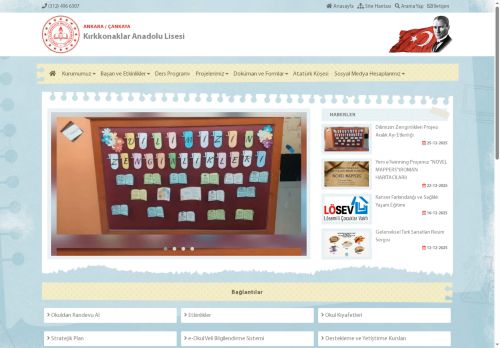 ANKARA / ÇANKAYA - Kırkkonaklar Anadolu Lisesi