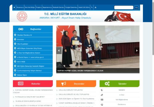 ANKARA / AKYURT - Akyurt İmam Hatip Ortaokulu