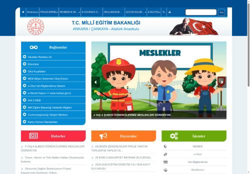 ANKARA / ÇANKAYA - Atatürk Anaokulu