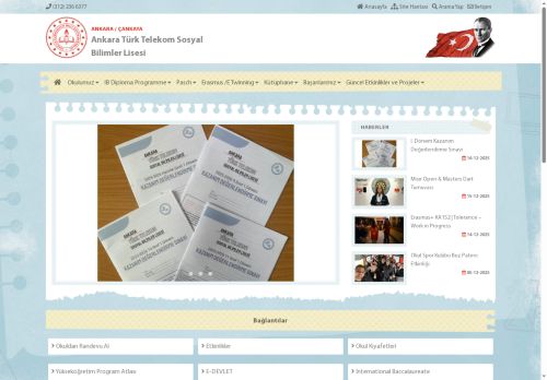 ANKARA / ÇANKAYA - Ankara Türk Telekom Sosyal Bilimler Lisesi