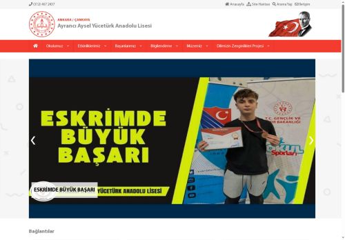 ANKARA / ÇANKAYA - Ayrancı Aysel Yücetürk Anadolu Lisesi