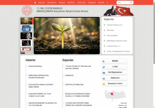 ANKARA / ÇANKAYA - Bahçelievler Nebahat Keskin İlkokulu