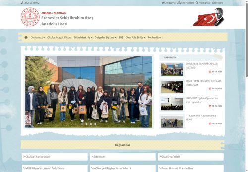 ANKARA / ALTINDAĞ - Esenevler Şehit İbrahim Ateş Anadolu Lisesi