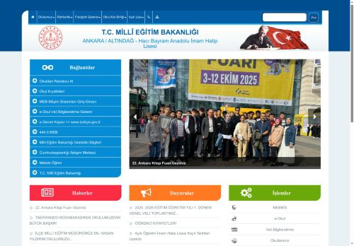 ANKARA / ALTINDAĞ - Hacı Bayram Anadolu İmam Hatip Lisesi